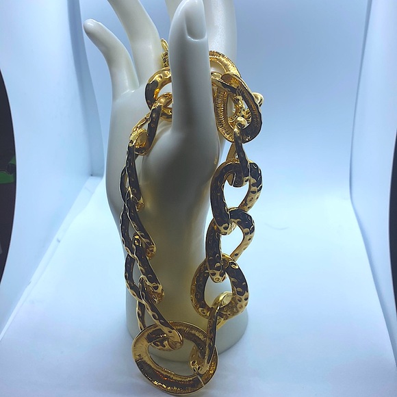 Kenneth Jay Lane Gold Necklace - Picture 1 of 2